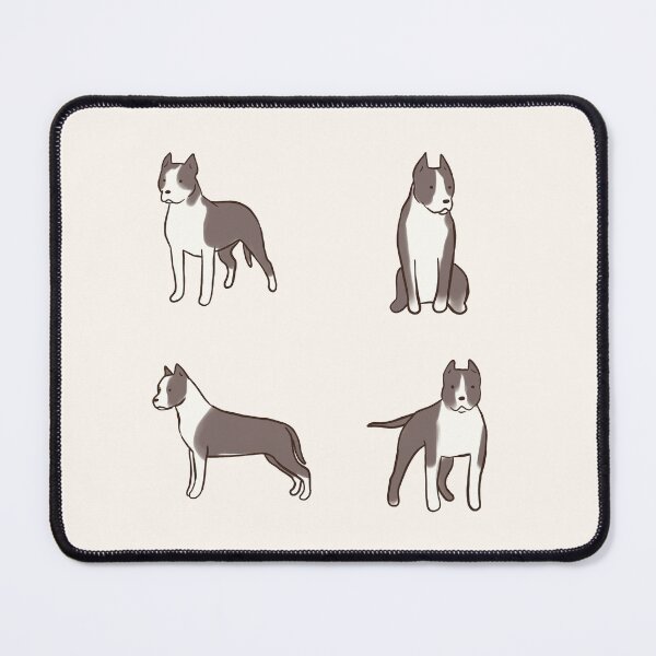 Item preview, american staffordshire terrier pack illustration designed and sold by Mayarart.