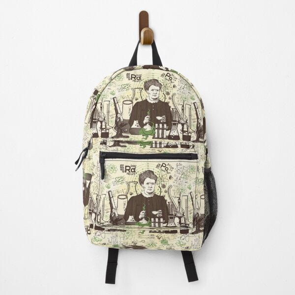 Item preview, Maria Skłodowska-Curie in green and brown designed and sold by Drawmecute.