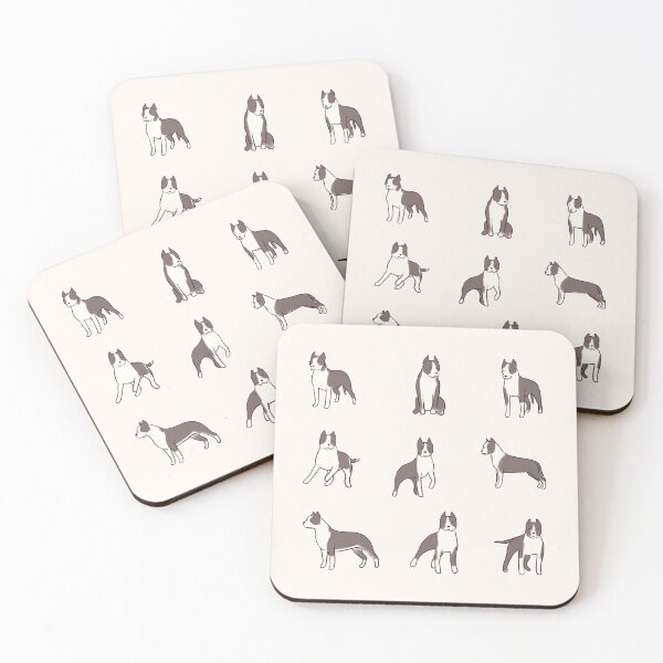Item preview, Cute american staffordshire terrier pack   designed and sold by Mayarart.