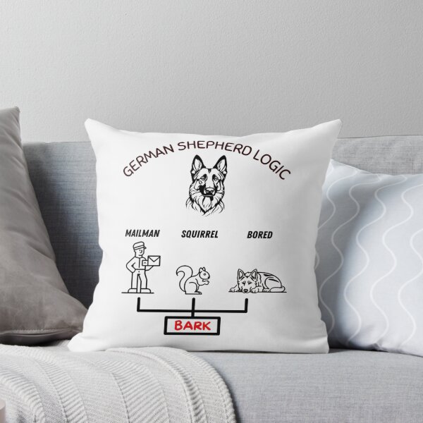Item preview, Funny German Shepherd Logic designed and sold by PetPeeveDesigns.