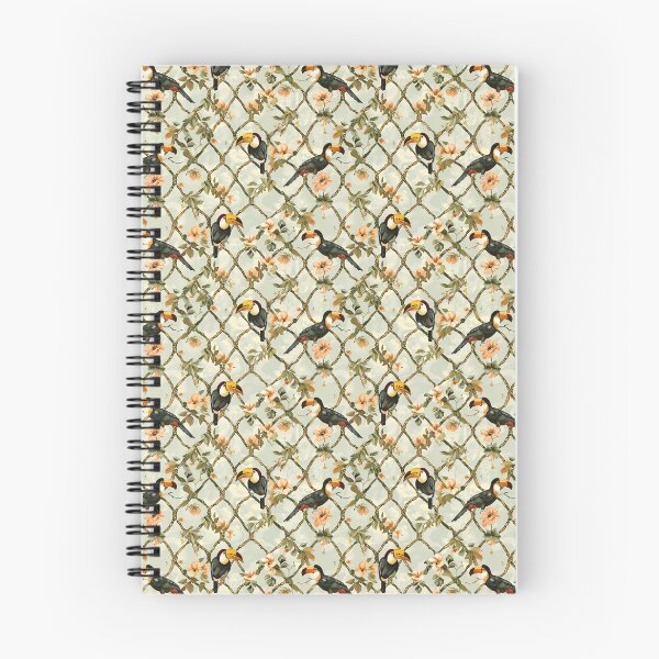 Item preview, Vintage Toucans - Lush Jungle Birds Pattern - Luxury Tropical Green Aesthetic designed and sold by eluxyumdecor.