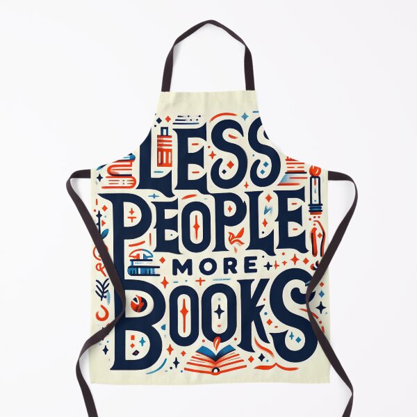 Item preview, Less people more books, typography designed and sold by maxmaj.