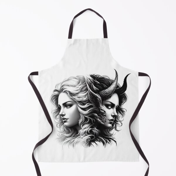 Item preview, “The angel and the devil: a two-faced woman” designed and sold by CHRIST5000.