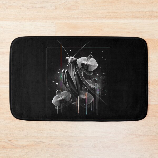 Item preview, Monochromatic Praying Mantis Ghost Orchid Within Rainbow Colors designed and sold by TomFrontierArt.