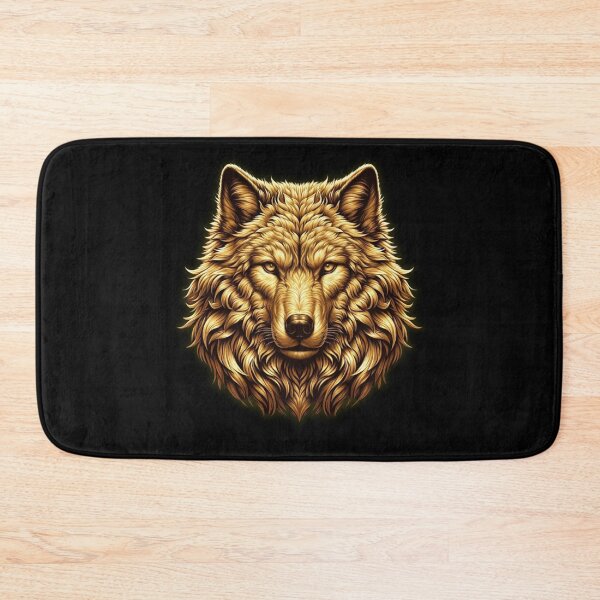 Item preview, Gold wolf designed and sold by IdeaPerla.