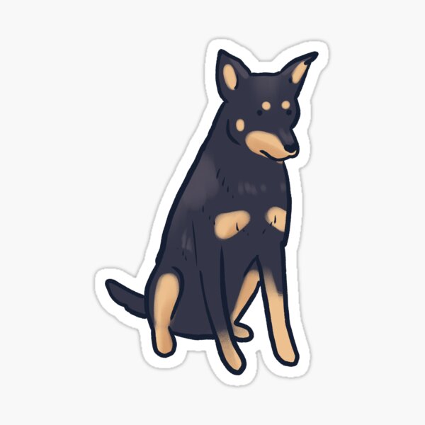 Item preview, Australian Kelpie dog art designed and sold by Mayarart.
