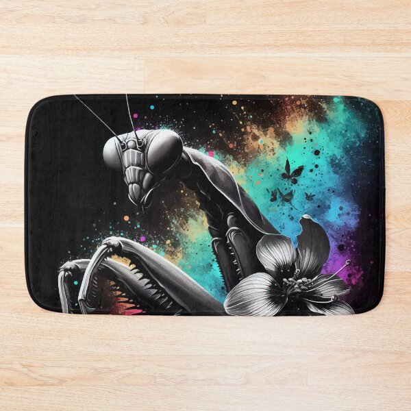 Item preview, Monochromatic Praying Mantis Ghost Orchid Rainbow Colors designed and sold by TomFrontierArt.