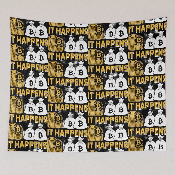 Item preview, Bitcoin. It Happens designed and sold by TheBitcoinStore.