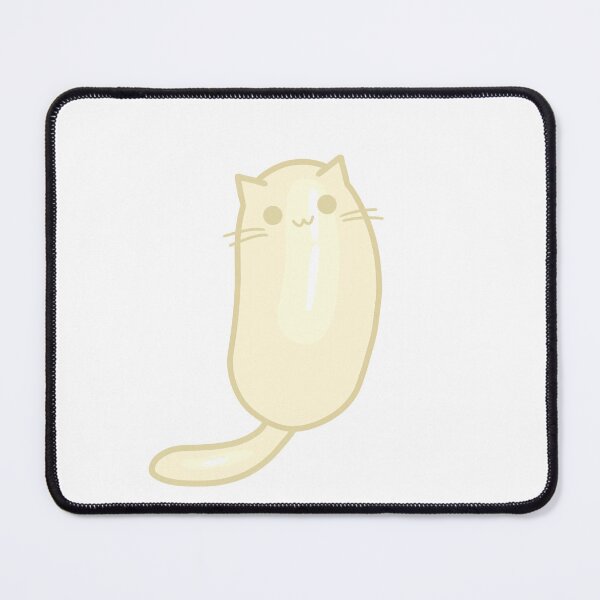 Item preview, White jelly bean cat designed and sold by Cre8iveCat.