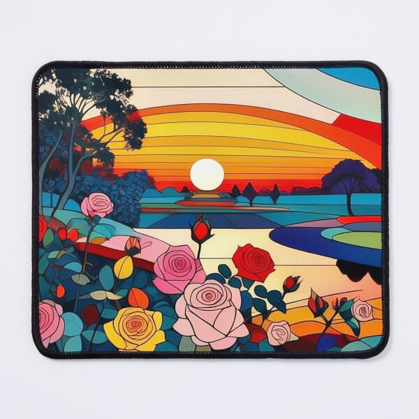 Item preview, Sunrise over Rose Garden designed and sold by George Hutton Hunter.