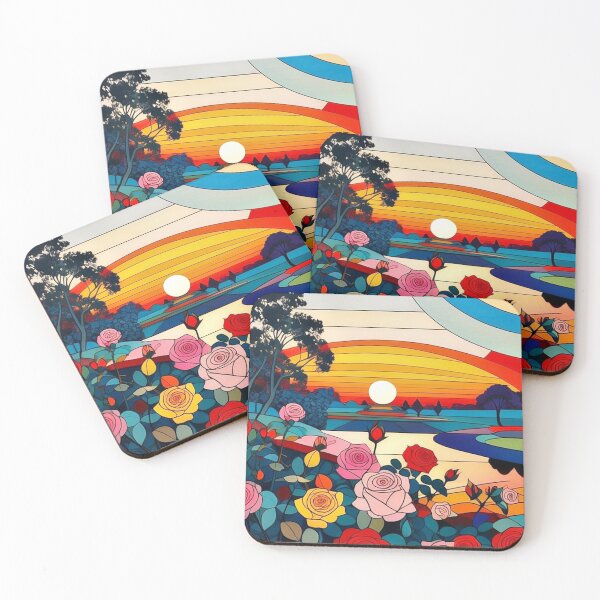 Item preview, Sunrise over Rose Garden designed and sold by George Hutton Hunter.