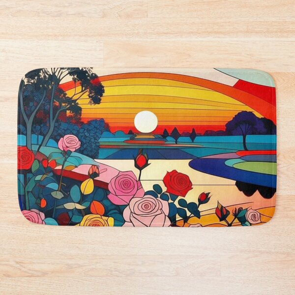 Item preview, Sunrise over Rose Garden designed and sold by George Hutton Hunter.