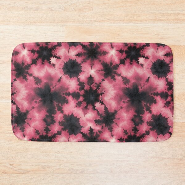 Item preview, Pink and black tie dye pattern designed and sold by patterncrow.