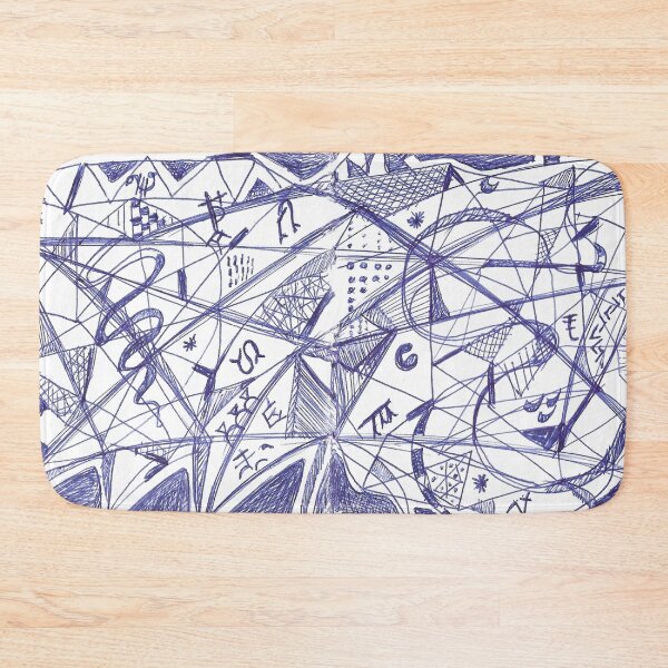 Item preview, abstracto azul e branco. blue and white abstract designed and sold by Tereza Pilar  Art.