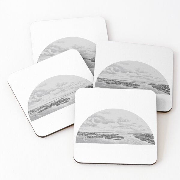 Item preview, Peaceful break: boats in the quiet harbor designed and sold by Ink-Kreativ.