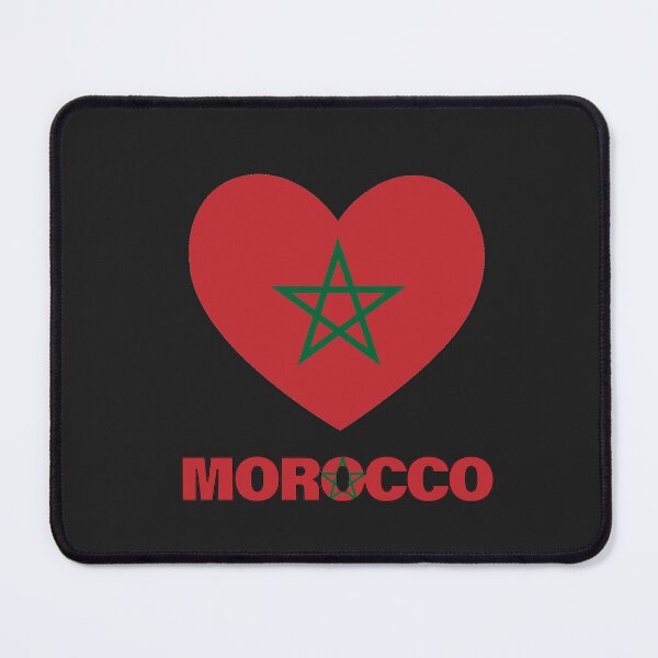 Item preview, Morocco Flag Map designed and sold by AnimalsDH305.
