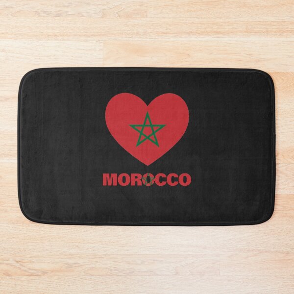 Item preview, Morocco Flag Map designed and sold by AnimalsDH305.