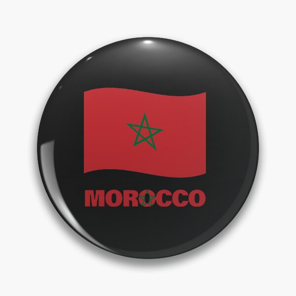 Item preview, Morocco Flag Map designed and sold by AnimalsDH305.