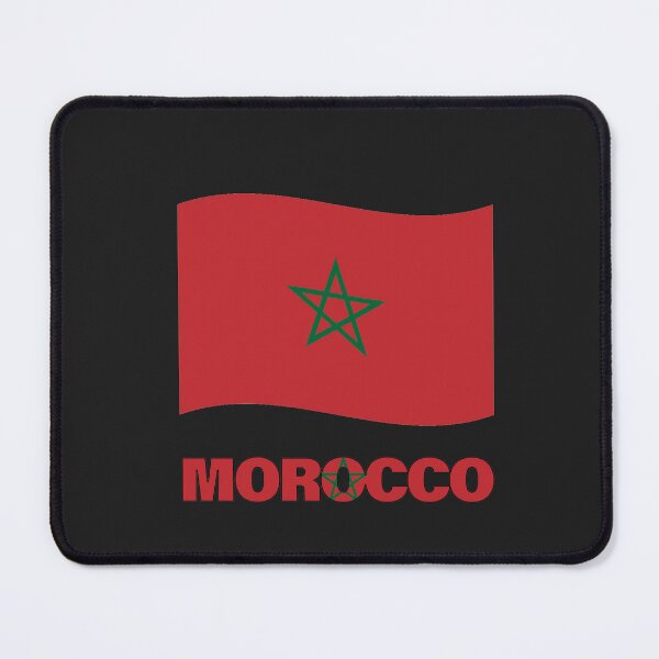 Item preview, Morocco Flag Map designed and sold by AnimalsDH305.