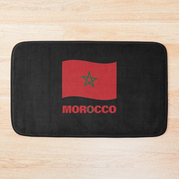 Item preview, Morocco Flag Map designed and sold by AnimalsDH305.