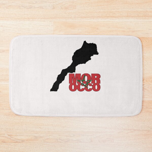 Item preview, Morocco Flag Map designed and sold by AnimalsDH305.