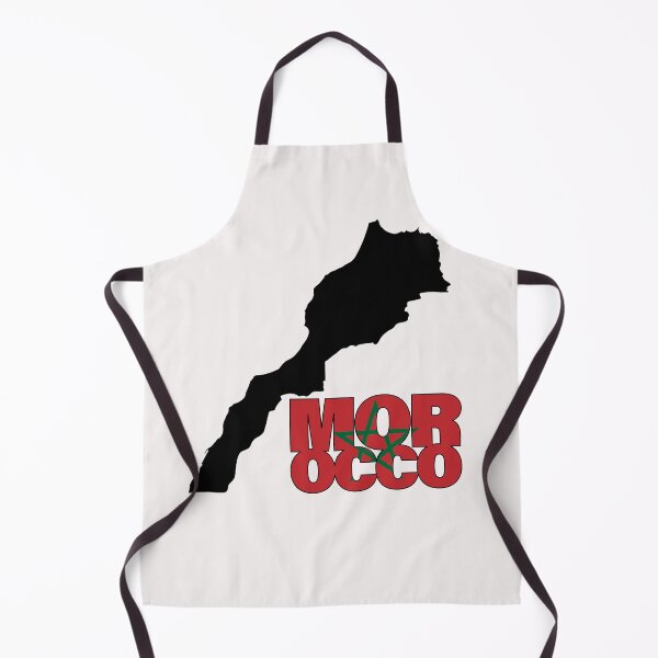 Item preview, Morocco Flag Map designed and sold by AnimalsDH305.