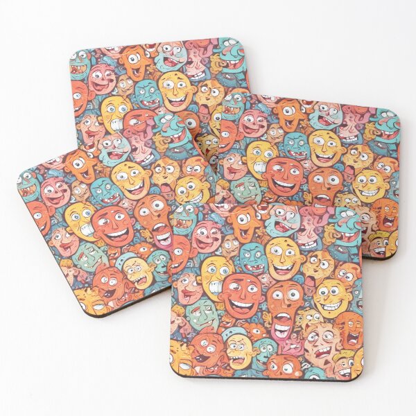 Item preview, social comments caricature pattern design designed and sold by Anshu3813.