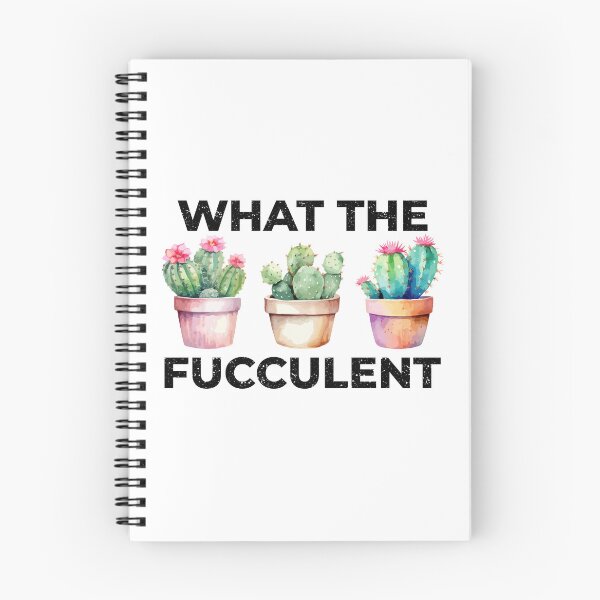 Item preview, What the Fucculent Cactus Succulents Plants Gardening Funny Play Words Retro Graphic designed and sold by Vintage-Graphic.