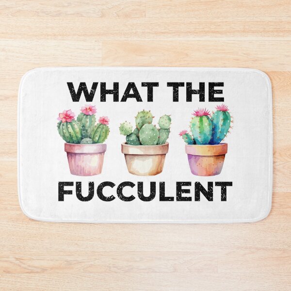 Item preview, What the Fucculent Cactus Succulents Plants Gardening Funny Play Words Retro Graphic designed and sold by Vintage-Graphic.