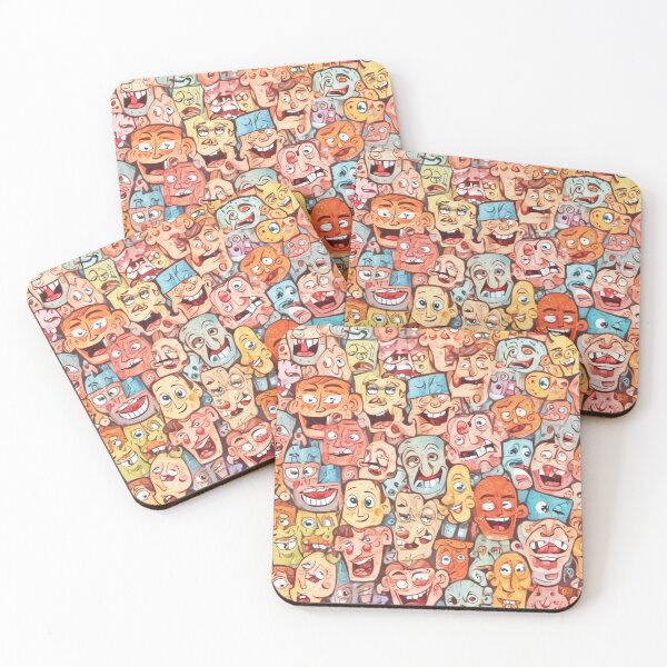 Item preview, social comments caricature pattern design designed and sold by Anshu3813.