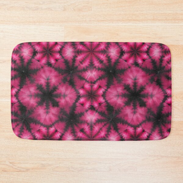 Item preview, Pink and black tie dye pattern designed and sold by patterncrow.