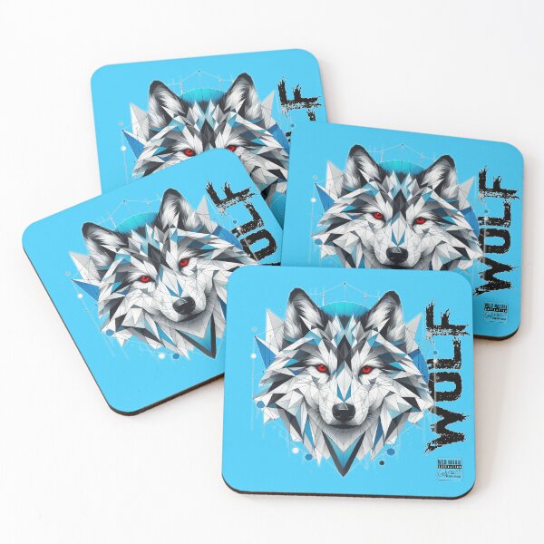 Item preview, wolf blue - wild nature collection designed and sold by Cabrasco.