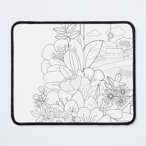 Item preview, Country Kitchen Floral Arrangement coloring poster designed and sold by Jrsjewels.