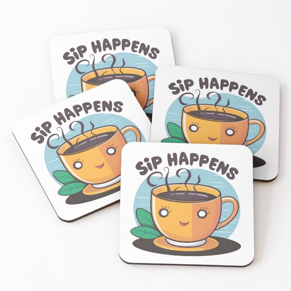 Item preview, Sip Happens - cold brew coffee designed and sold by BobaTeeStore.