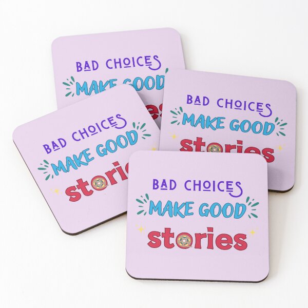 Item preview, Bad Choices Make Good Stories Design Trendy Snarky Tee Cut File for Cricut designed and sold by KM ØNLY.