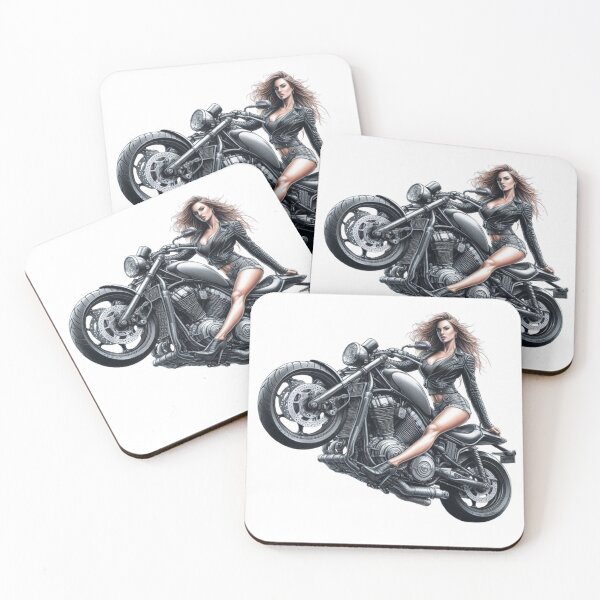 Item preview, “Wheelie Woman: the elegant stuntwoman in color” designed and sold by CHRIST5000.
