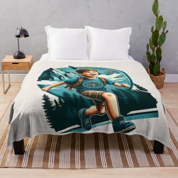 Item preview, Adventure Awaits: Young Explorer with Compass Illustration designed and sold by FarBeyound.