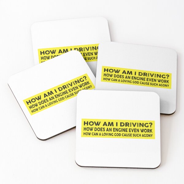 Item preview, How Am I Driving, Funny Car Bumper designed and sold by fanky-bumper.