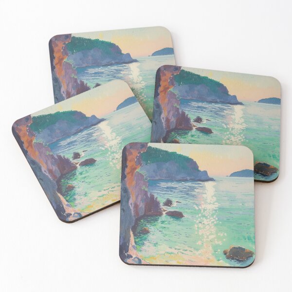 Item preview, Matisse Style, Sea, Coast, Maritime, Fauvism, Sunset designed and sold by ArtHouseNiklas.