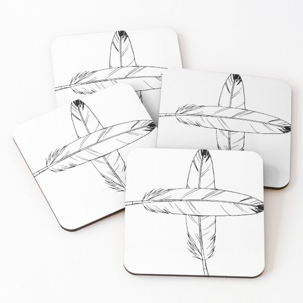 Item preview, feather birds designed and sold by Wolagno.