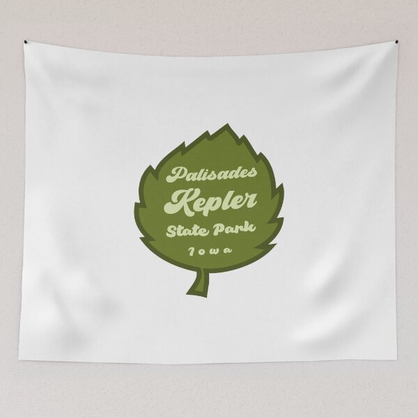 Item preview, Palisades Kepler State Park Iowa Leaf designed and sold by bivenart.