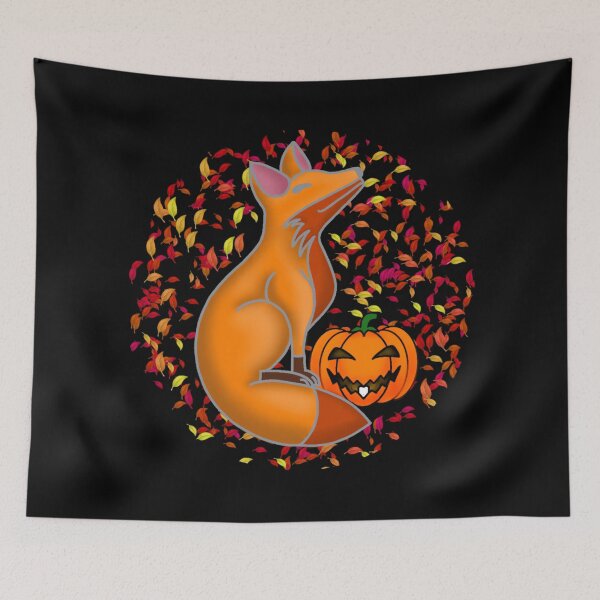 Item preview, Happy Fox - All Hallows Fox  designed and sold by A-Rickety-Ninja.