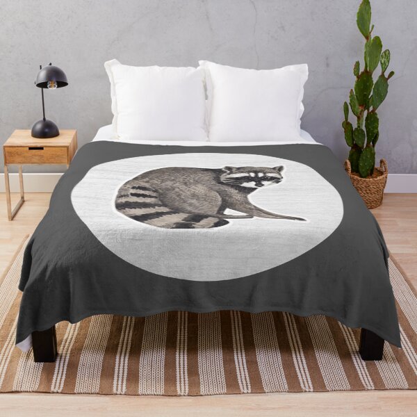 Item preview, Raccoon Watercolor Drawing designed and sold by LivingColorful.