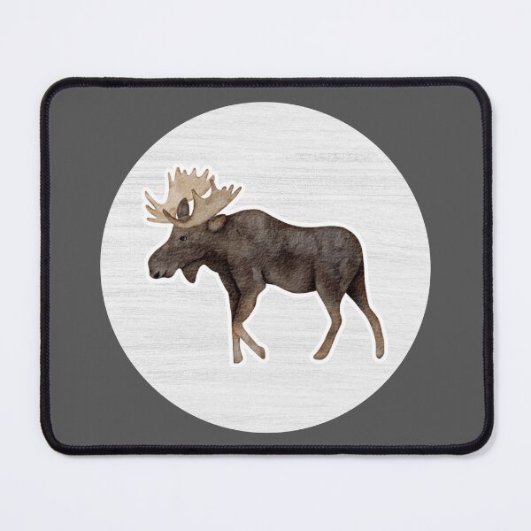 Item preview, Moose Watercolor Drawing designed and sold by LivingColorful.