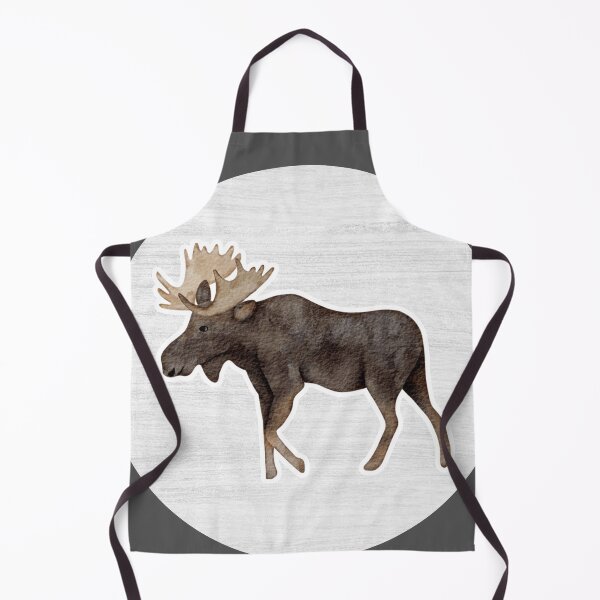 Item preview, Moose Watercolor Drawing designed and sold by LivingColorful.