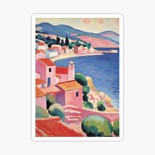 Item preview, Matisse Style, Sea, Coast, Fauvism designed and sold by ArtHouseNiklas.