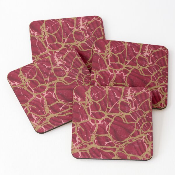 Item preview, Gold Vein Pattern (19th century) - Vintage Marbled Paper designed and sold by SALON DES ARTS.