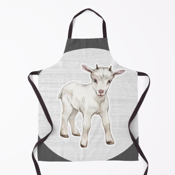 Item preview, Watercolor Drawing of a Goat designed and sold by LivingColorful.