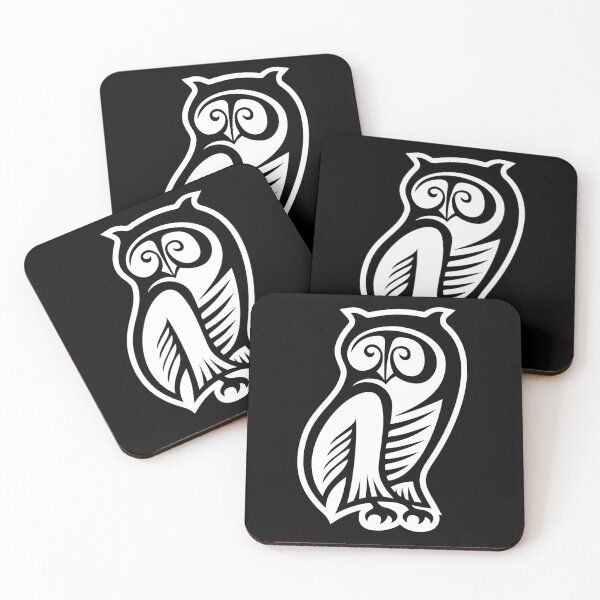 Item preview, Owl Symbol White designed and sold by sifis.