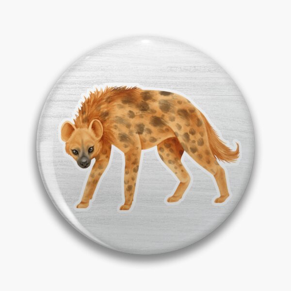 Item preview, Hyena Watercolor Drawing designed and sold by LivingColorful.